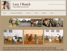 Tablet Screenshot of lazyjranch.org